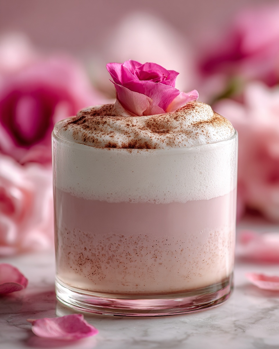 Almond Rose Latte Recipe - Recipe Image