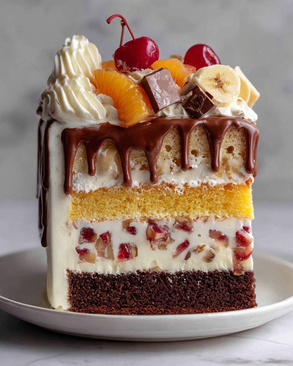 Banana Split Cake Recipe - Recipe Image