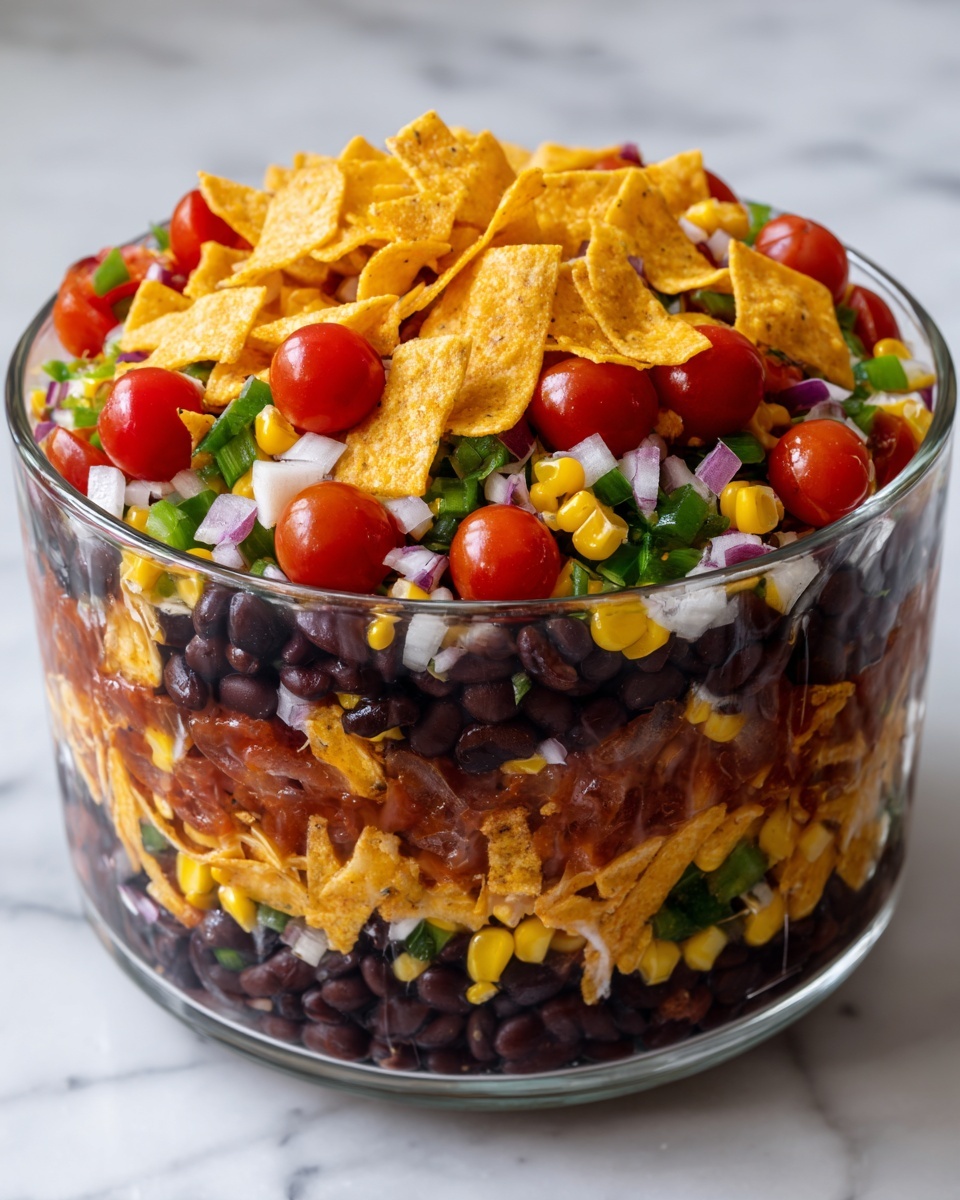 Layered Mexican Salad Recipe - Recipe Image