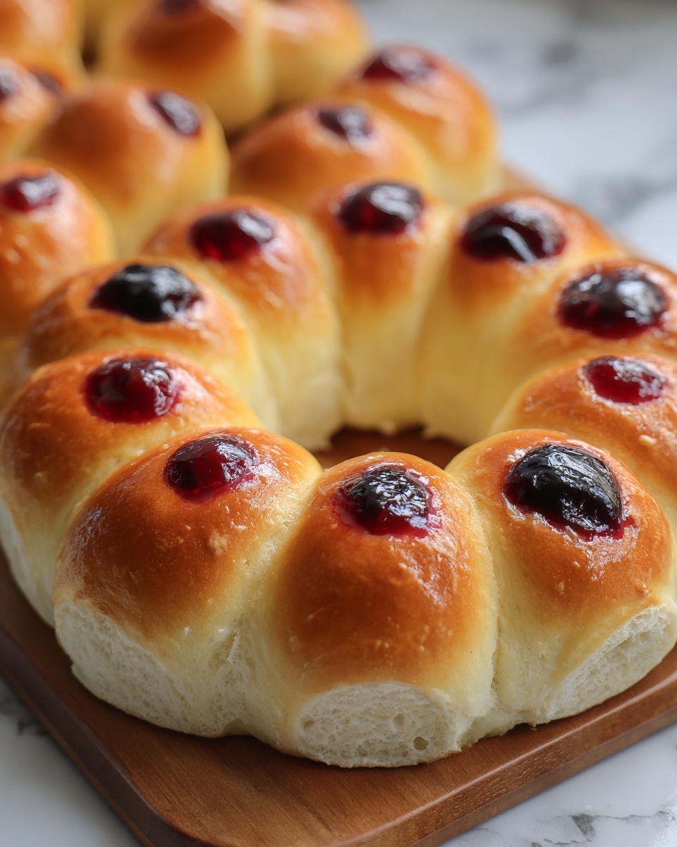 Rhubarb Cream Cheese Monkey Bread Recipe - Recipe Image