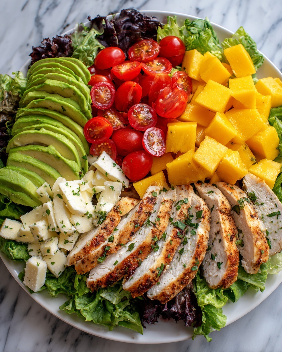 Easy Chicken Cobb Salad Recipe - Recipe Image