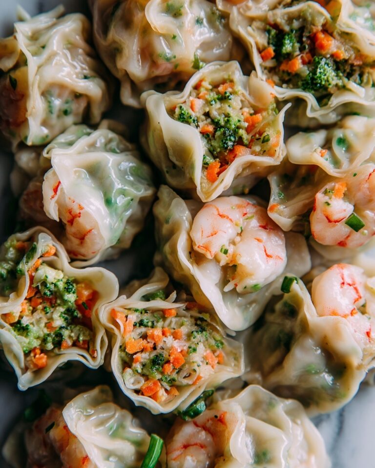 Shrimp and Vegetable Dumplings Recipe