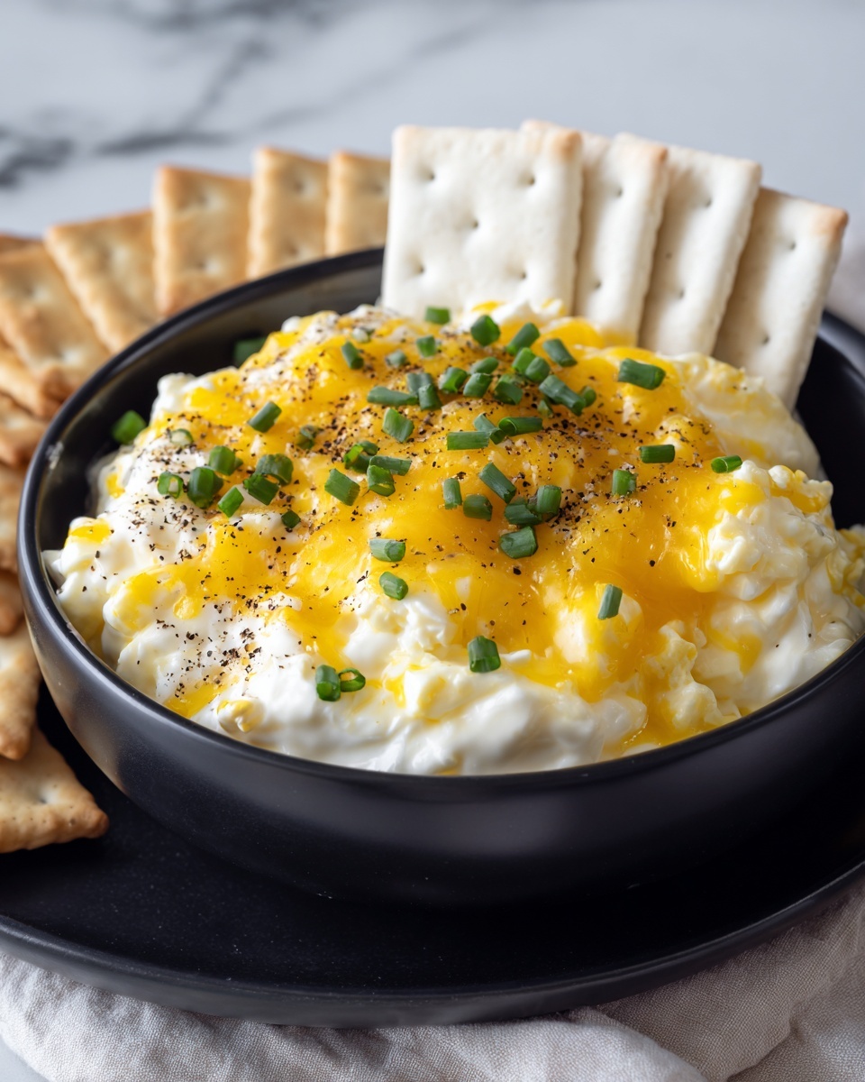 Cheesy Chive Warm Dip Recipe - Recipe Image