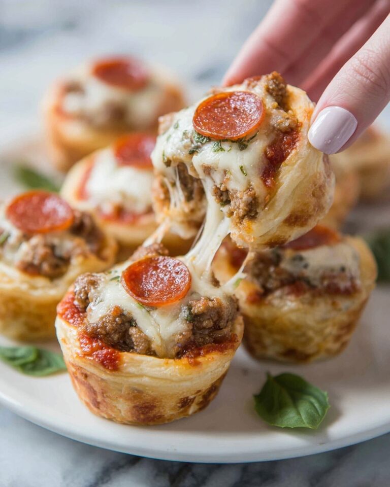 Bite-Sized Pepperoni & Sausage Pizza Puffs Recipe