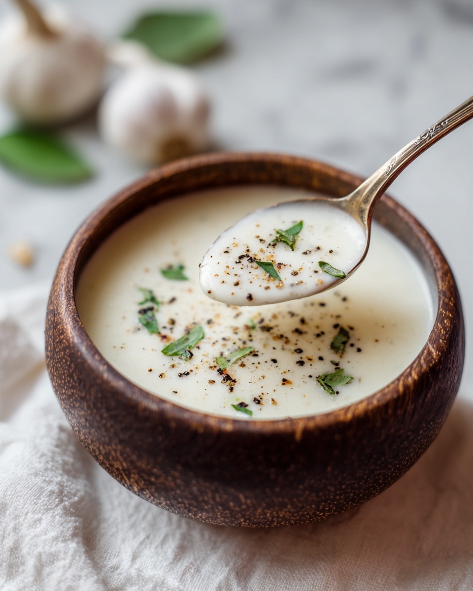 White Garlic Pizza Sauce Recipe - Recipe Image