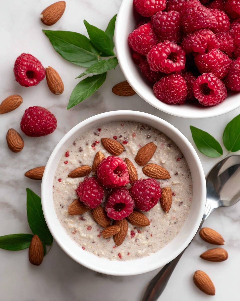 Raspberry Almond Oatmeal Recipe - Recipe Image