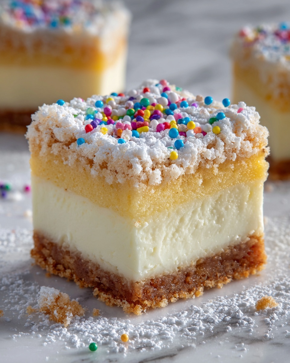 Sugar Cookie Cheesecake Bars Recipe - Recipe Image