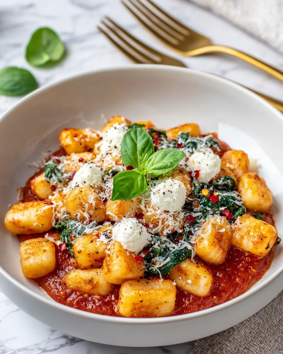 One-Pan Creamy Sausage Gnocchi Recipe - Recipe Image