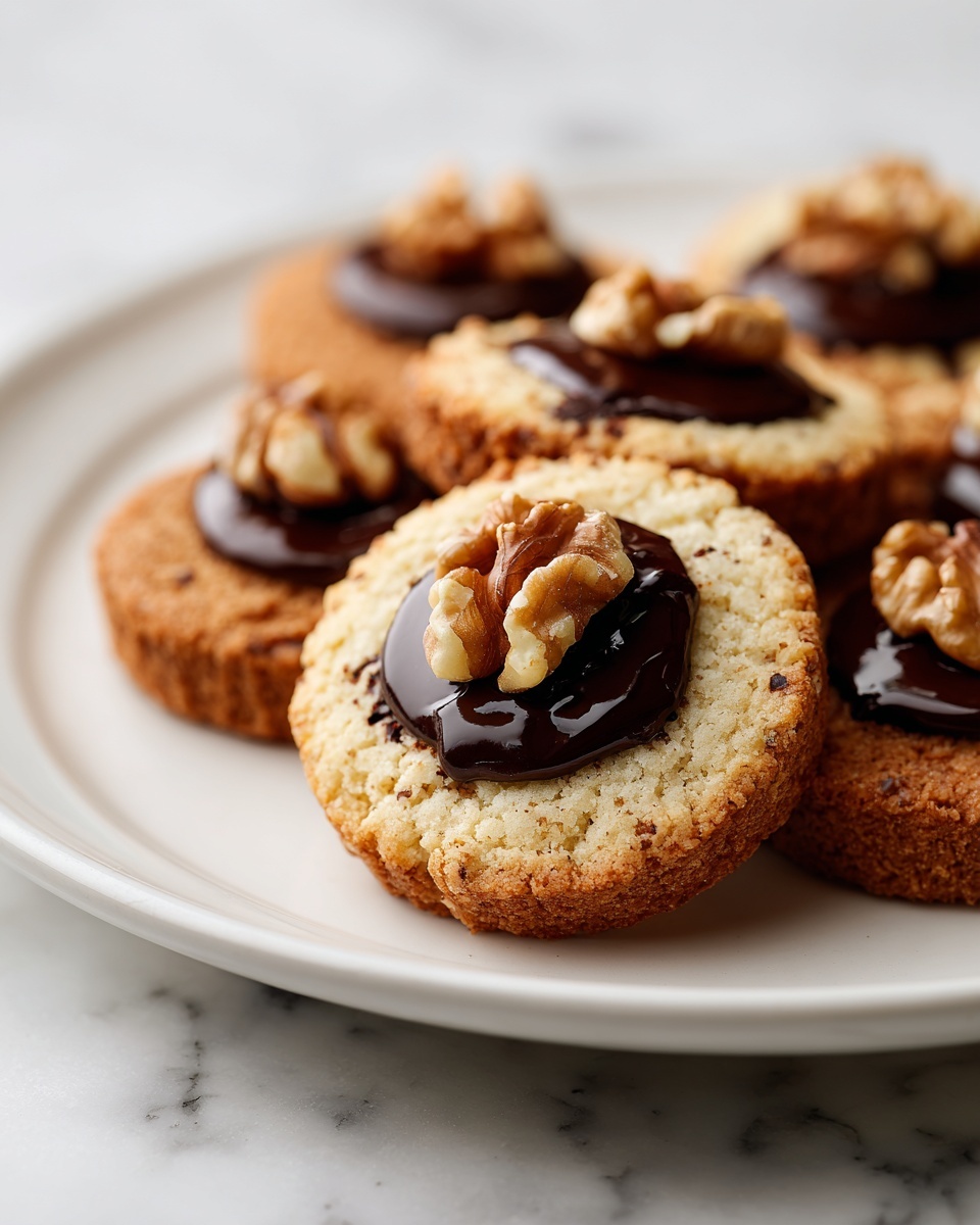 Chocolate Hazelnut Thumbprint Cookies Recipe - Recipe Image