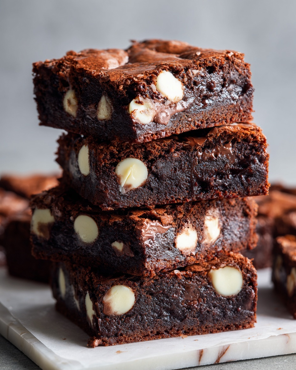 The Best Chocolate Nutella Brownies Recipe - Recipe Image