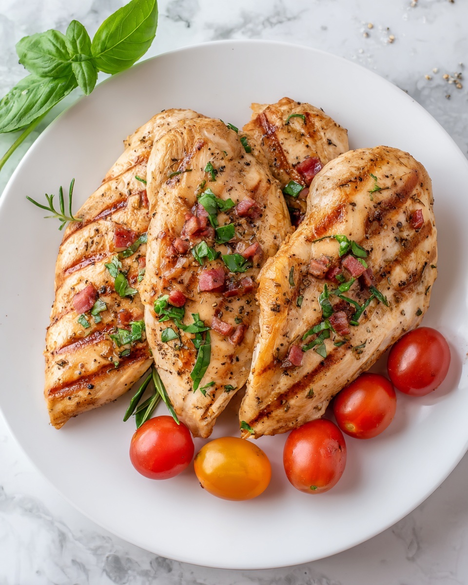 Simple Italian Basil Chicken Recipe - Recipe Image