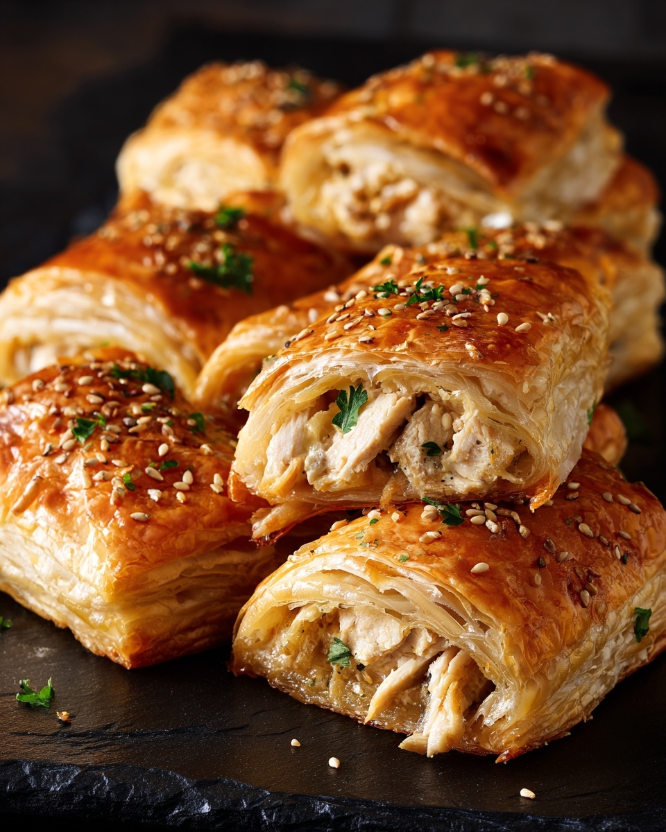 Baked Chicken Stuffed Crescent Rolls Recipe - Recipe Image