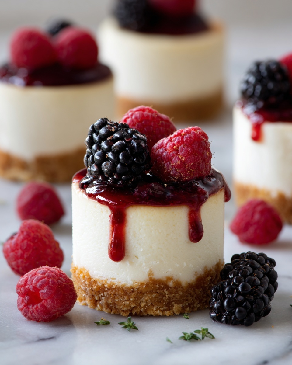 No-Bake Mini Cheesecakes Recipe - Recipe Image