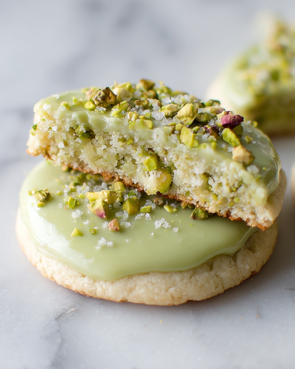Pistachio Shortbread Cookies Recipe - Recipe Image