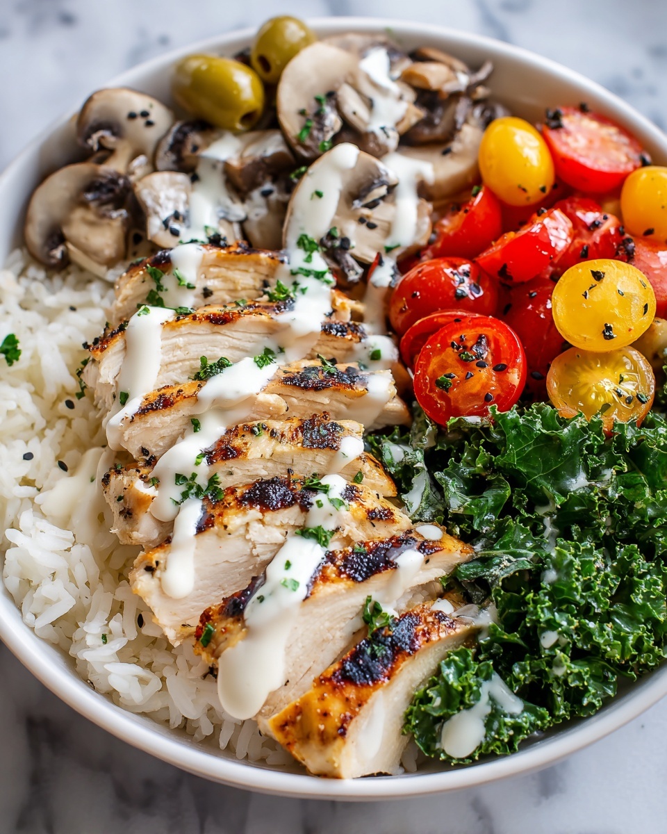 Greek Chicken Bowls Recipe - Recipe Image