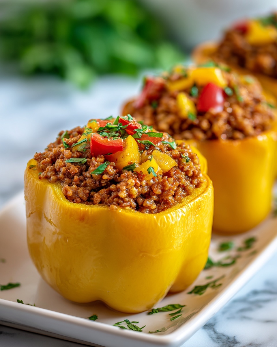 Easy Stuffed Mini Peppers Recipe - Recipe Image