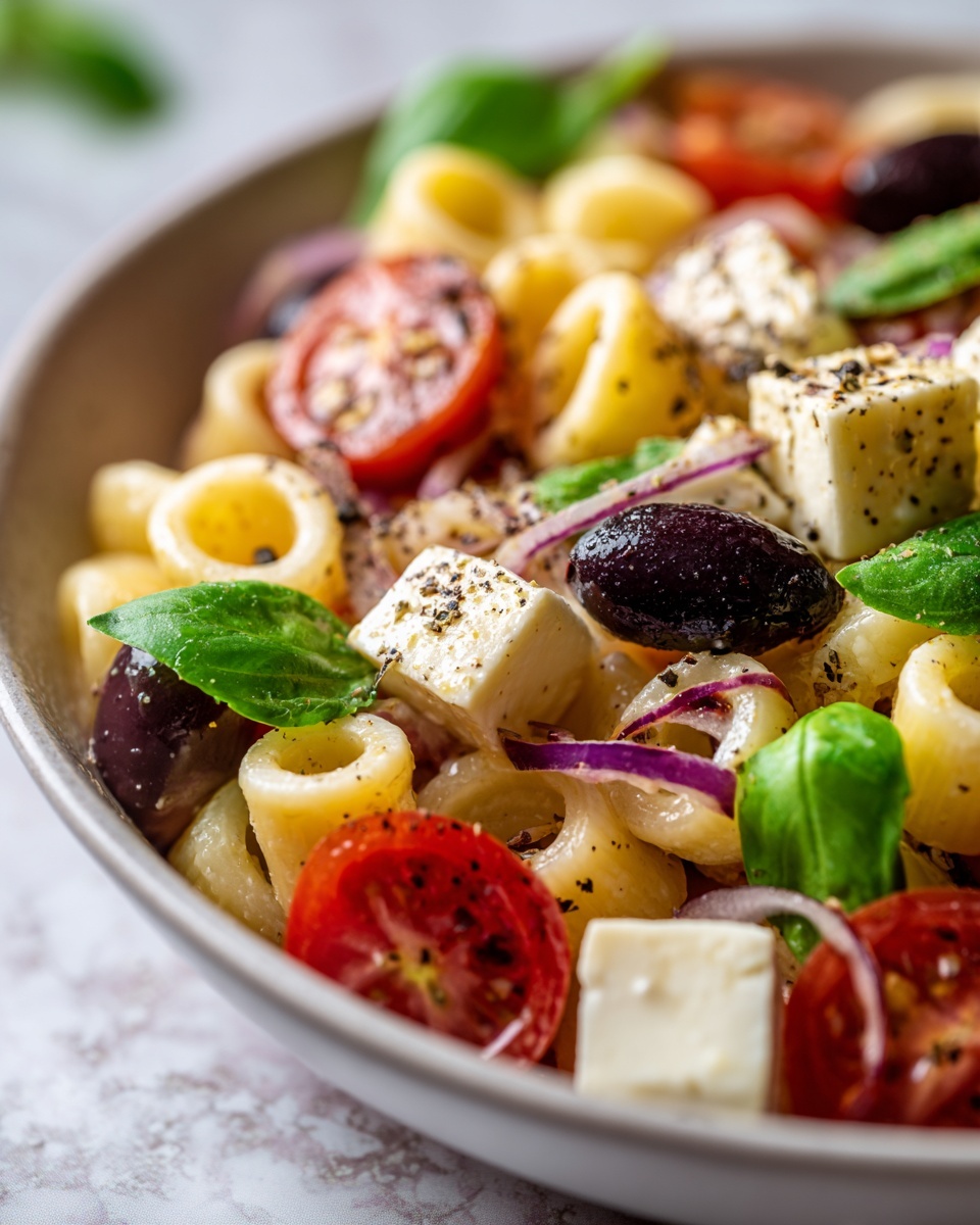 Greek Pasta Salad Recipe - Recipe Image
