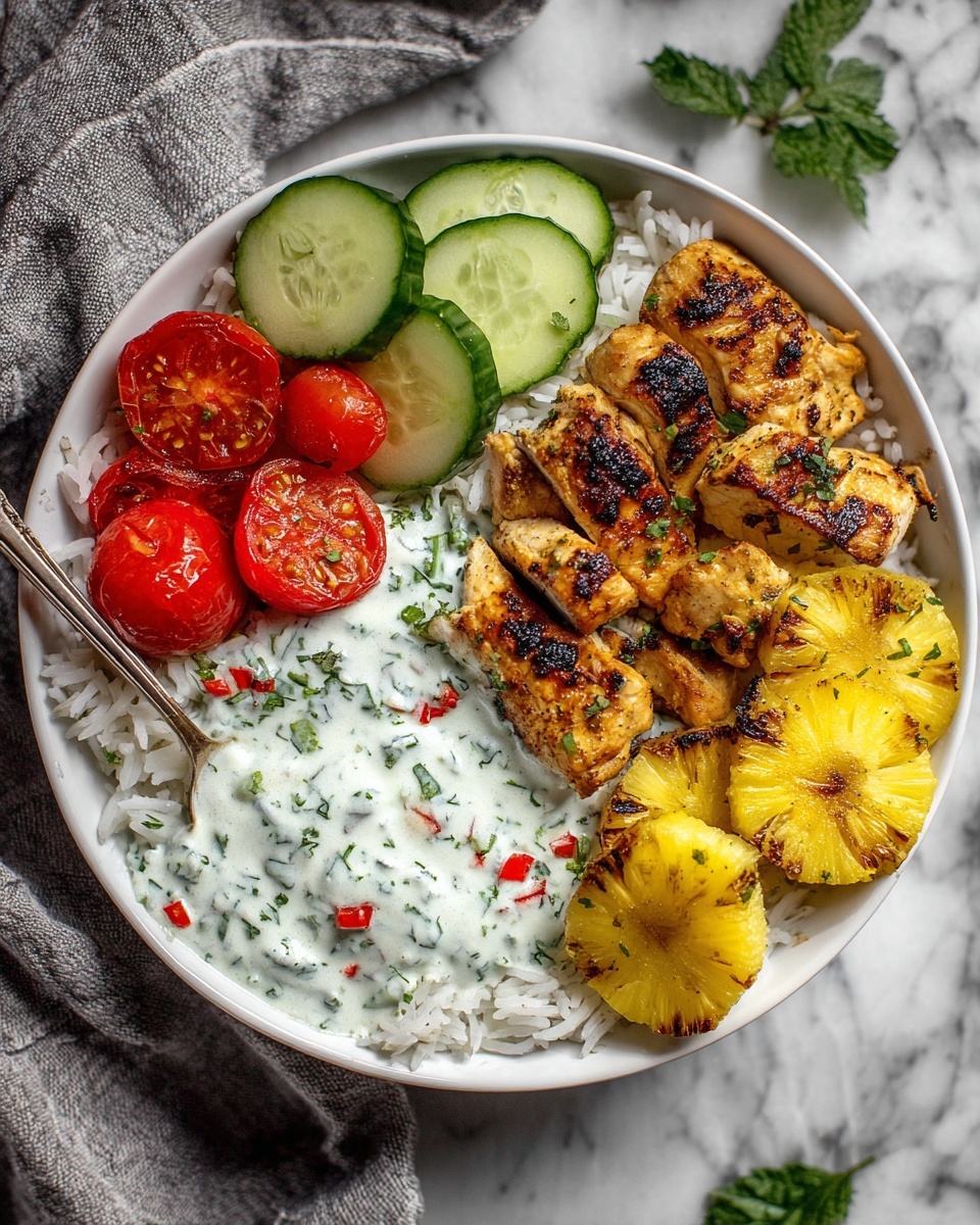 Greek Chicken Tzatziki Bowls Recipe - Recipe Image