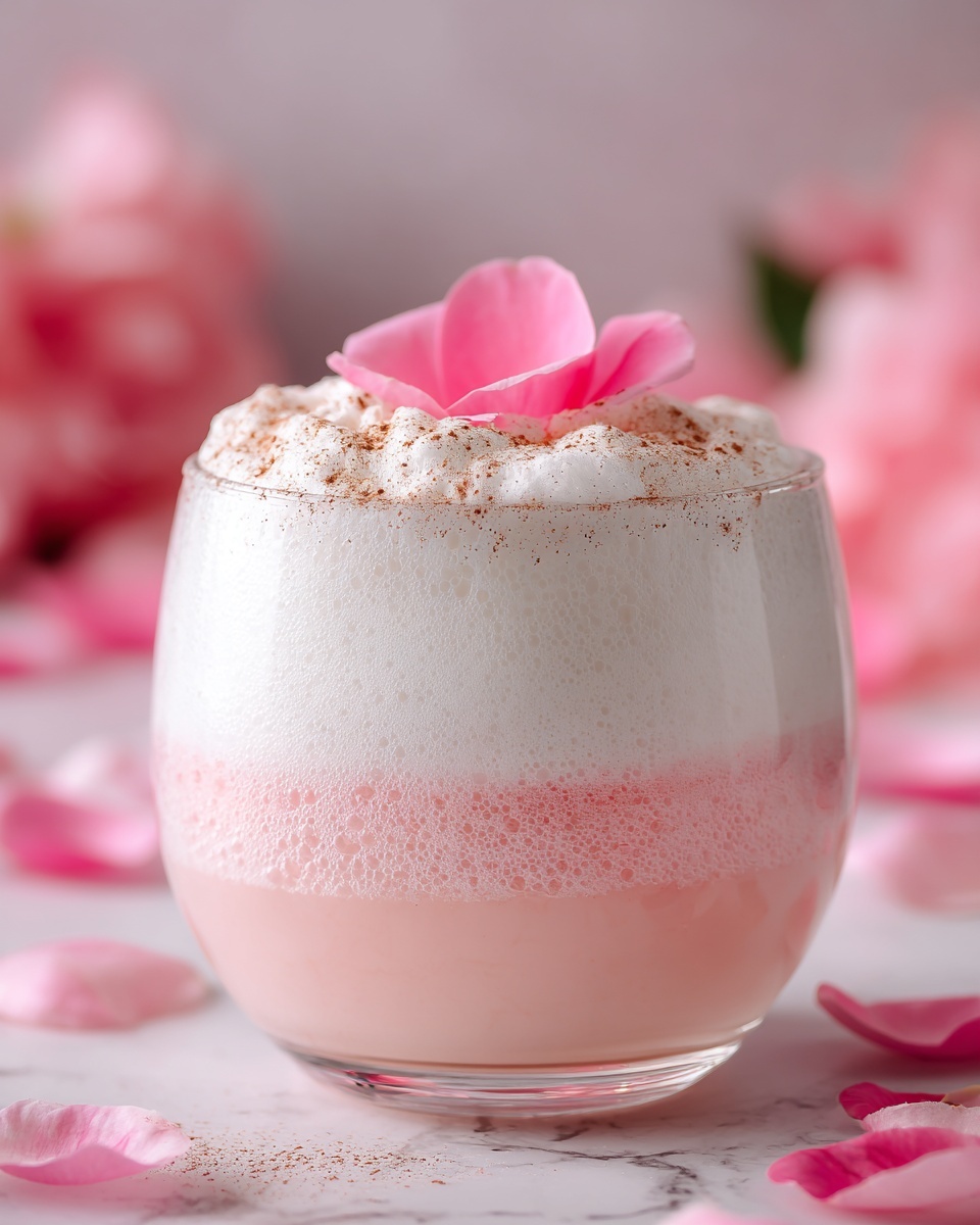 Almond Rose Latte Recipe - Recipe Image
