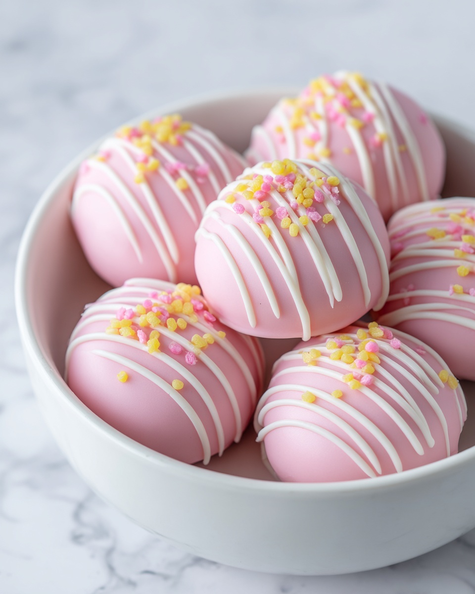 Strawberry Cheesecake Truffle Balls Recipe - Recipe Image