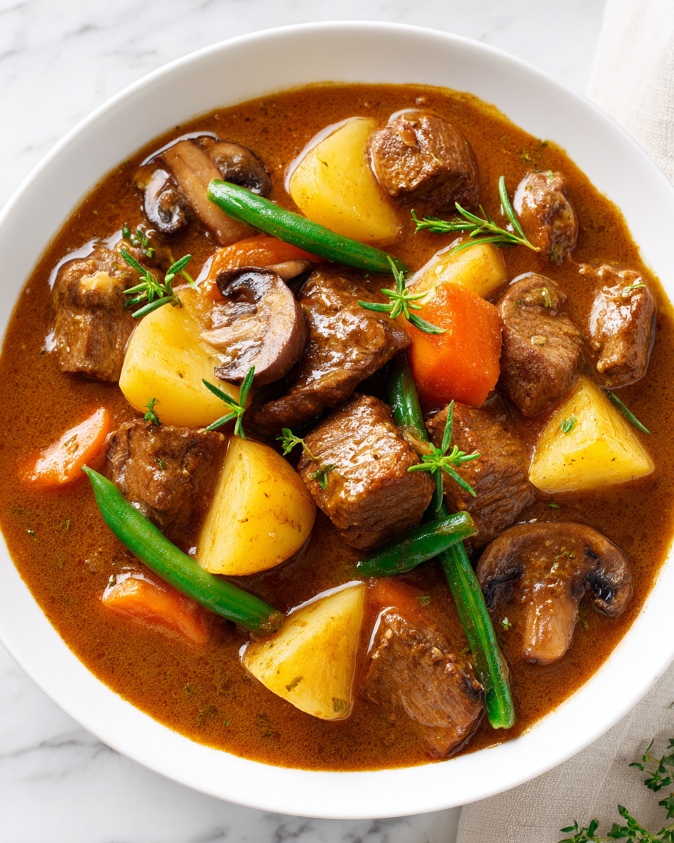 Hearty Chicken Stew with Vegetables and Tomatoes Recipe - Recipe Image