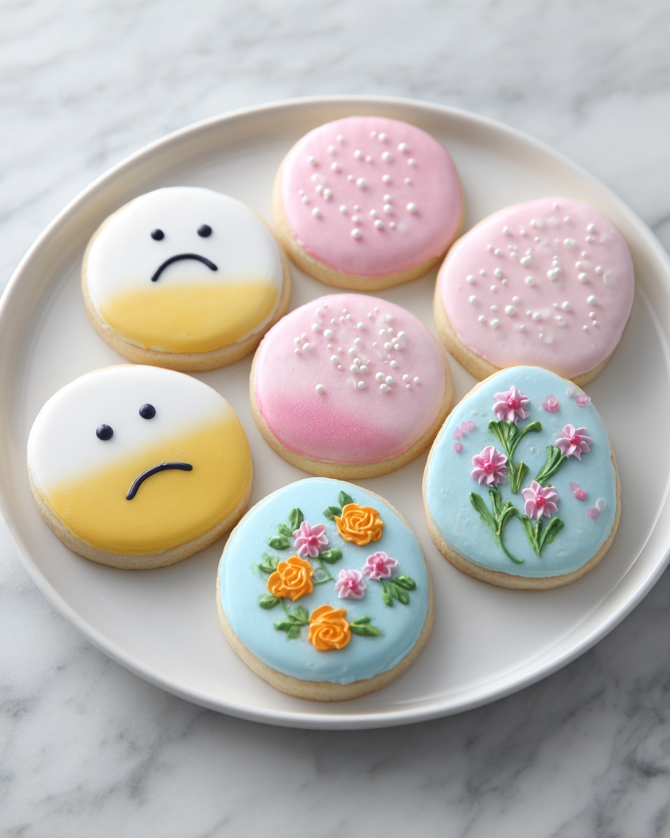 Easter Sugar Cookies with Royal Icing Recipe - Recipe Image