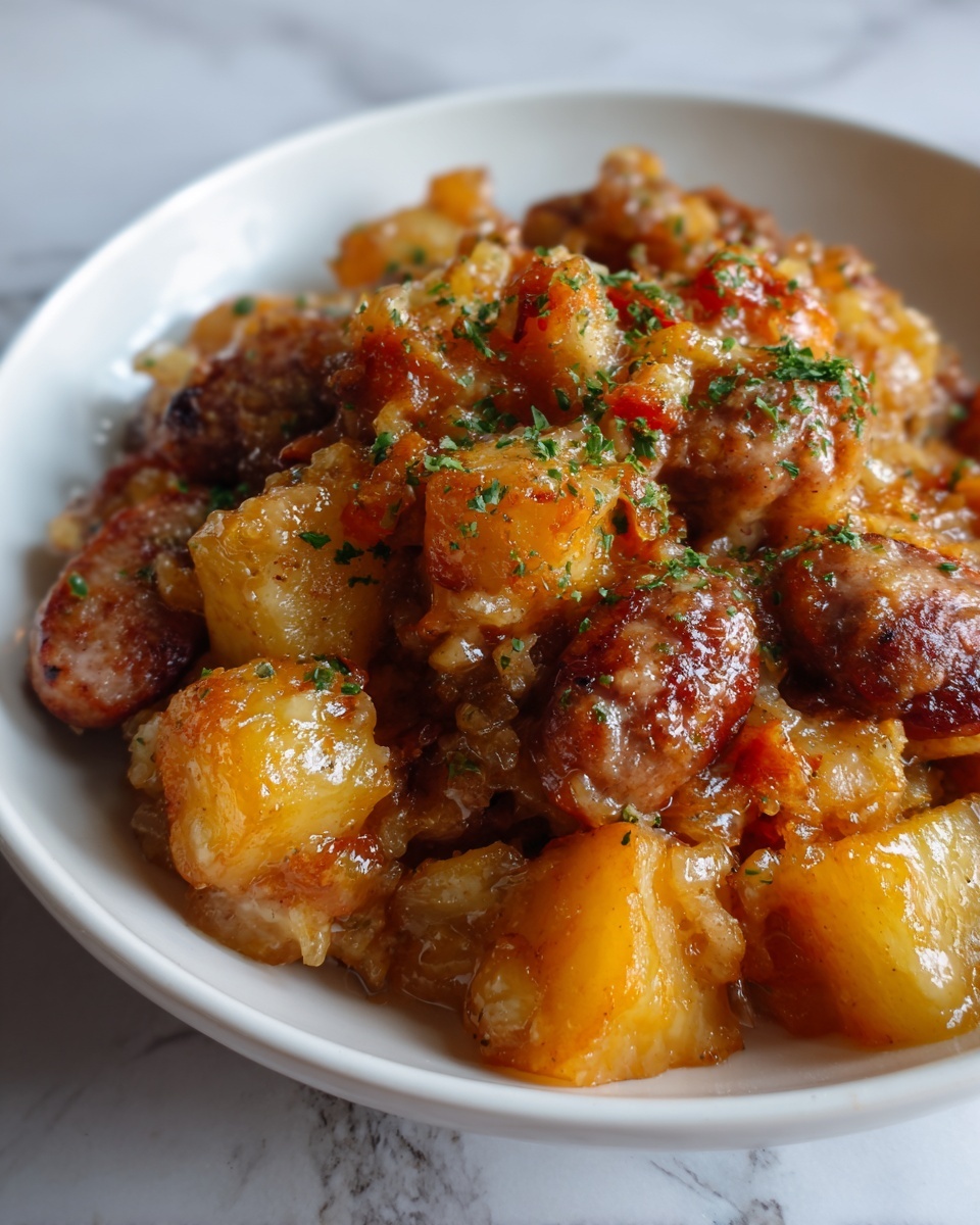 Sausage Sweet Potatoes Honey Garlic: A Delicious One-Pan Recipe for Easy Weeknight Dinners Recipe - Recipe Image