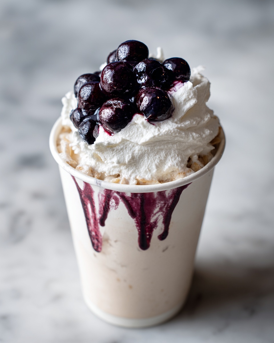 Blueberry Cheesecake Baked Oats Recipe - Recipe Image