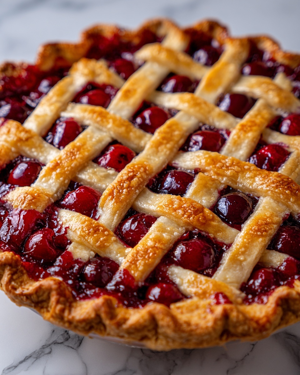 Homemade Cherry Pie Recipe - Recipe Image