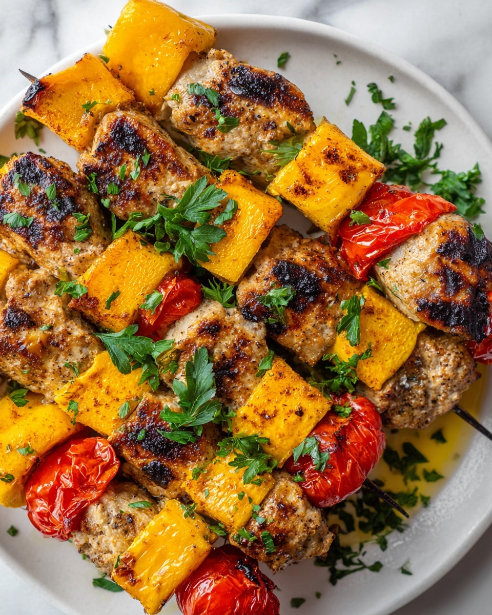 Grilled Chicken Adana Kebabs Recipe - Recipe Image