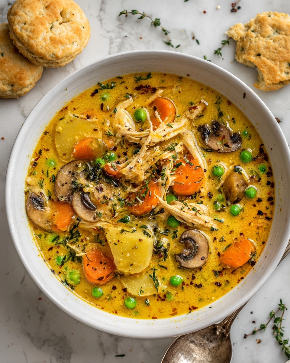 Chicken Pot Pie Soup Recipe - Recipe Image