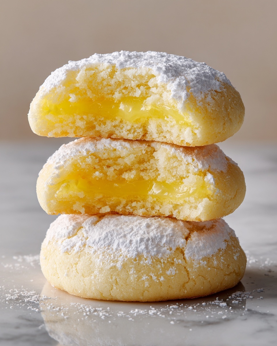 Zesty Lemon-Filled Cookies Recipe - Recipe Image