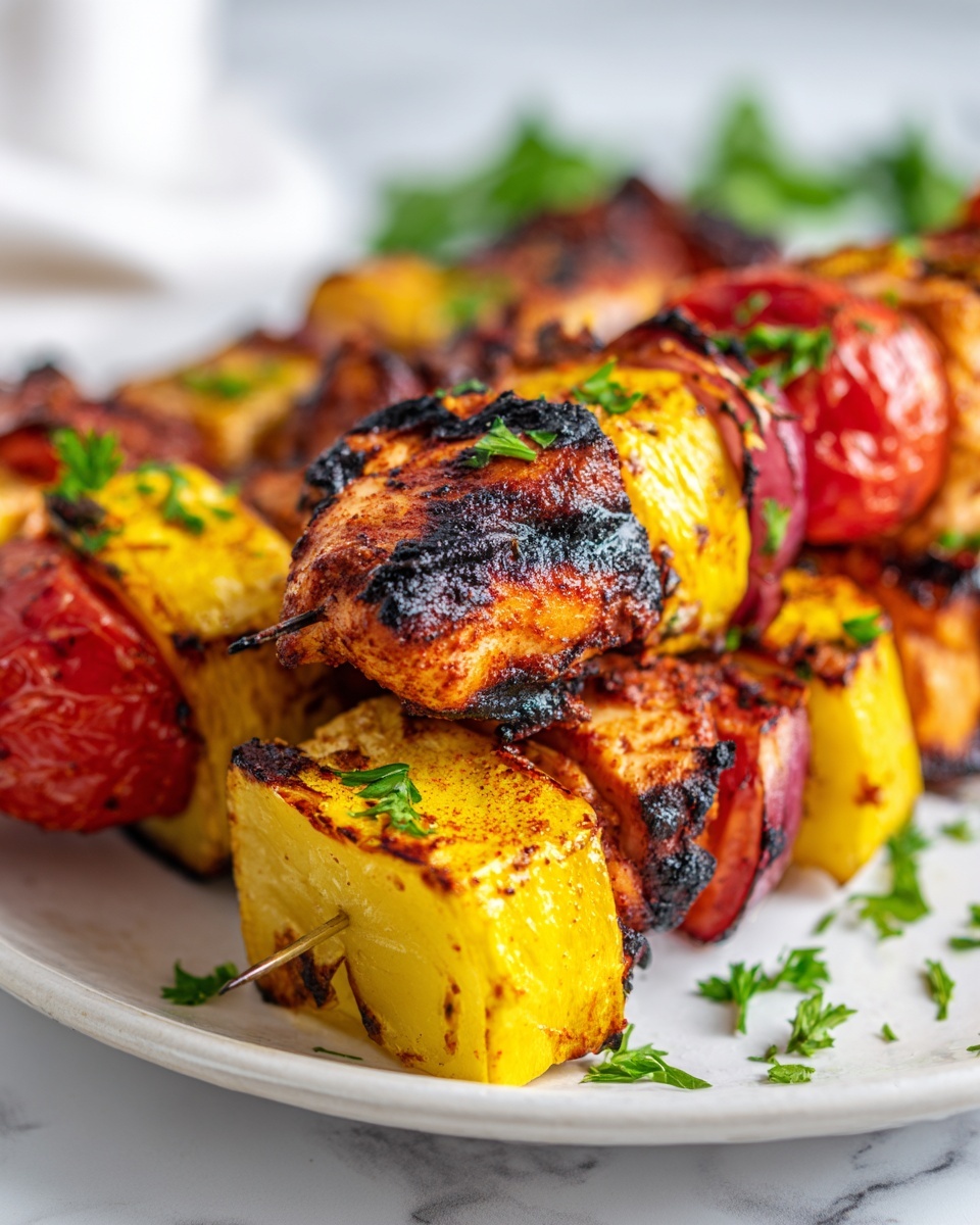 Grilled Chicken Adana Kebabs Recipe - Recipe Image