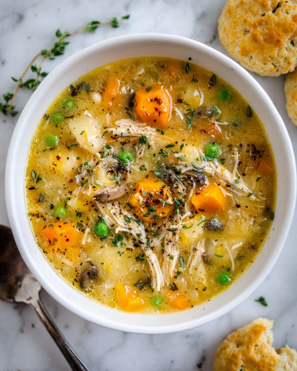 Chicken Pot Pie Soup Recipe - Recipe Image