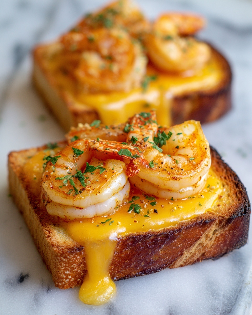 Cheesy Shrimp Toast Recipe - Recipe Image