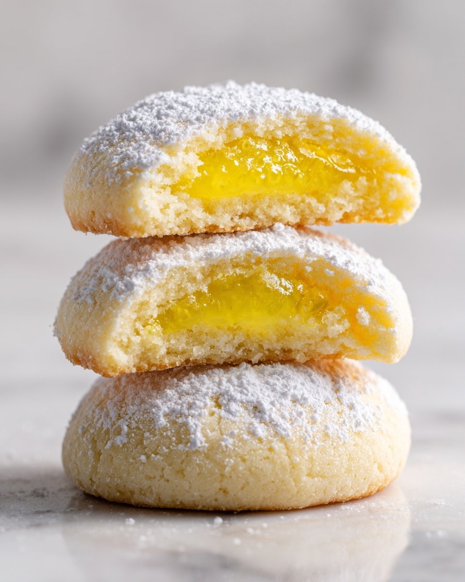 Zesty Lemon-Filled Cookies Recipe - Recipe Image