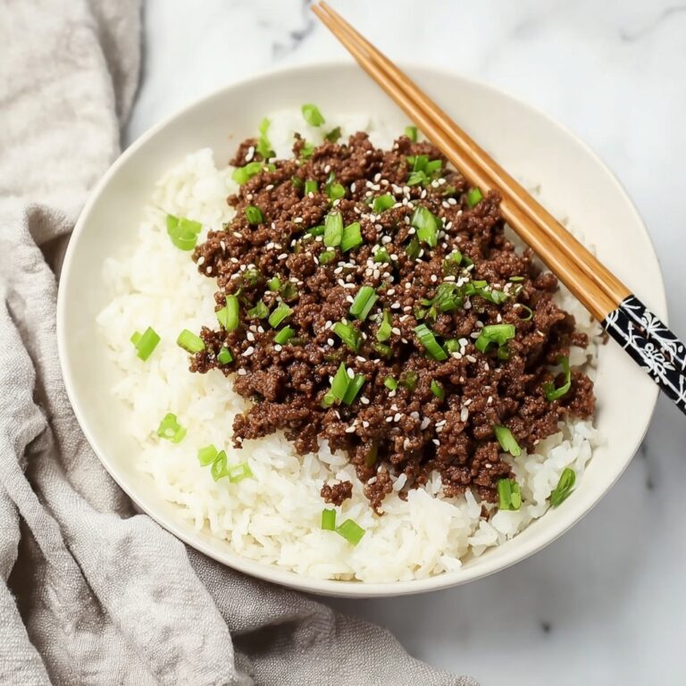 Korean Ground Beef Bowl (25-Minutes) Recipe