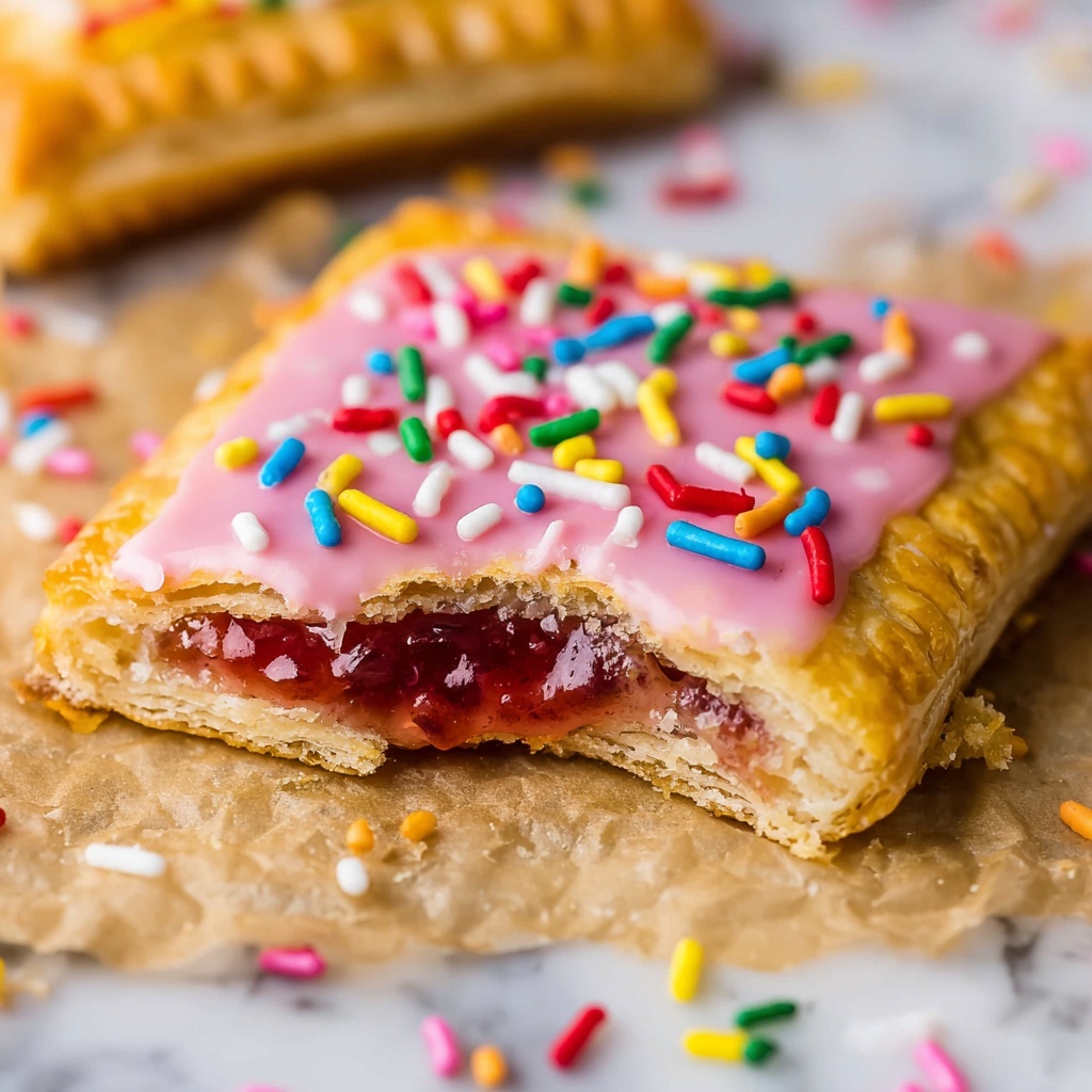 Easy Homemade Pop Tarts with Jam and Icing Recipe - Recipe Image