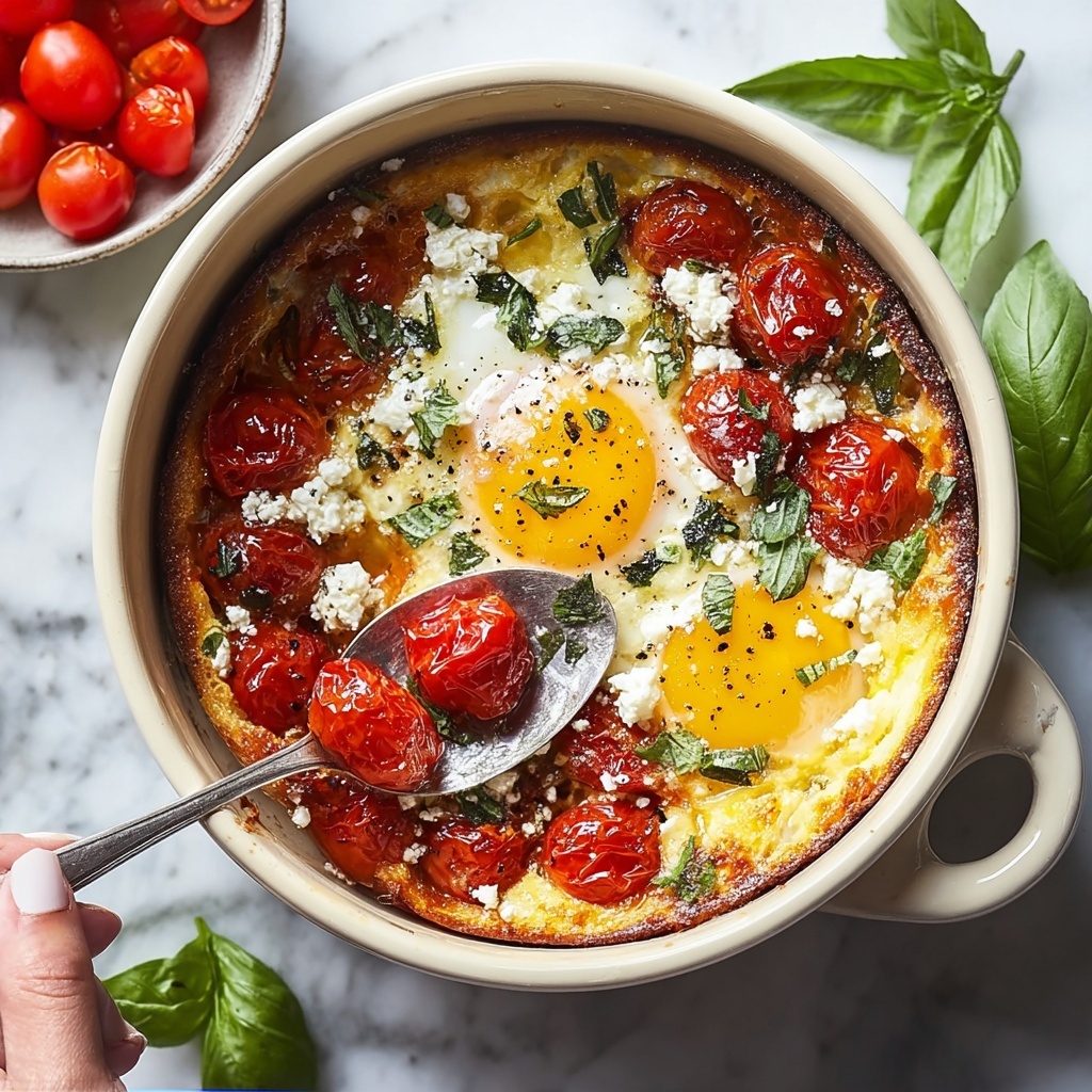 Baked Feta Eggs Recipe for a Flavor-Packed Brunch Delight Recipe - Recipe Image