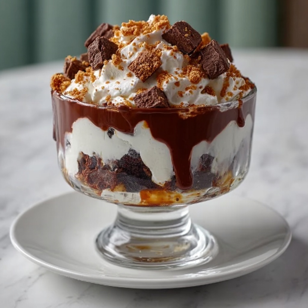 Chocolate Toffee Trifle Recipe - Recipe Image