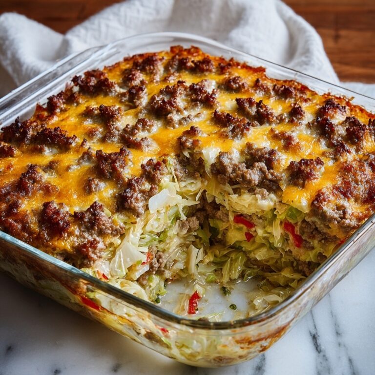 Southern Style Cabbage Beef Bake Recipe