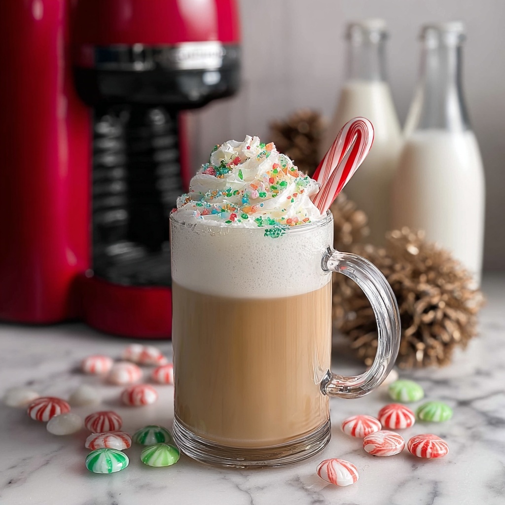 Peppermint Marshmallow Latte Recipe - Recipe Image