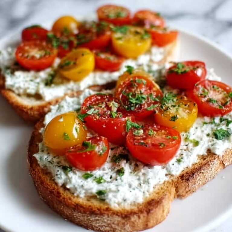 Herbed Ricotta and Tomato Toast Recipe