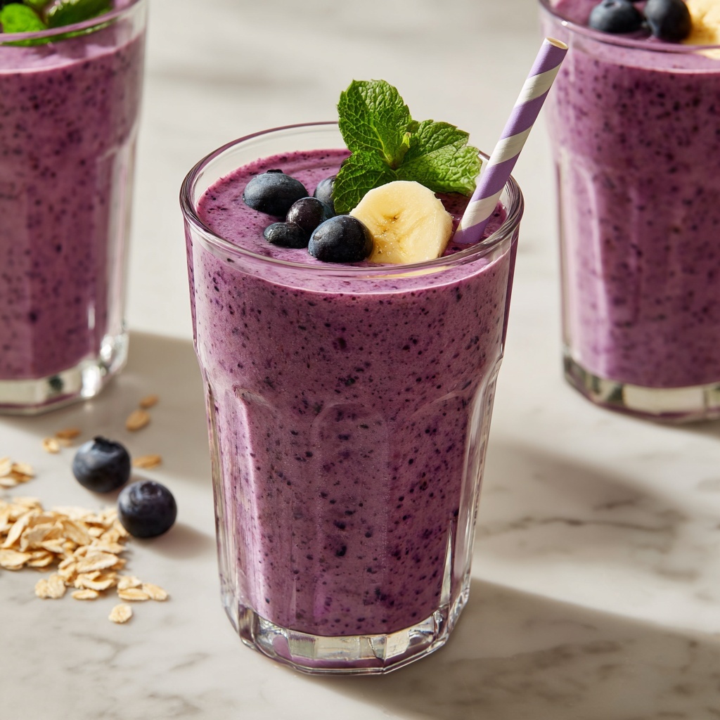 Blueberry Banana Smoothie Recipe - Recipe Image
