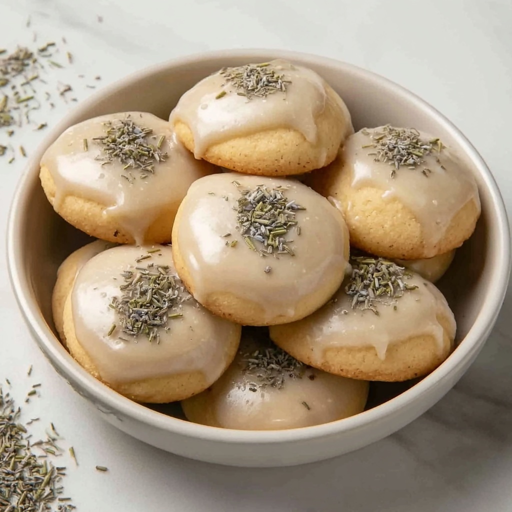 Lavender Lemon Shortbread Cookies Recipe - Recipe Image