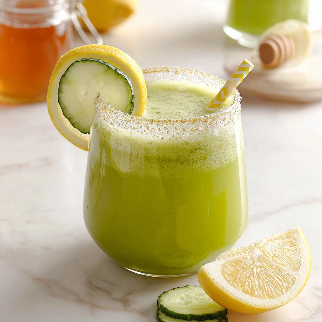 Healthy Cucumber Lemonade Recipe - Recipe Image