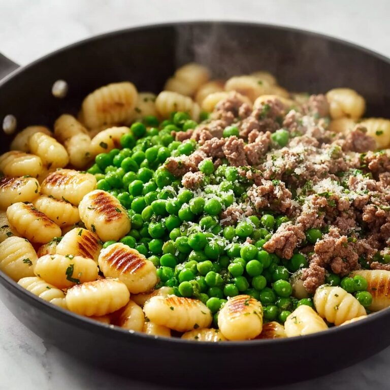 Gnocchi with Peas and Sausage One-Pan Dinner Recipe