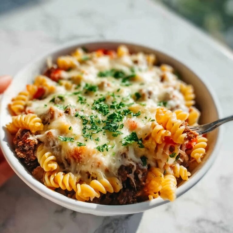 Easy Cheesy Baked Beef Goulash Casserole Recipe