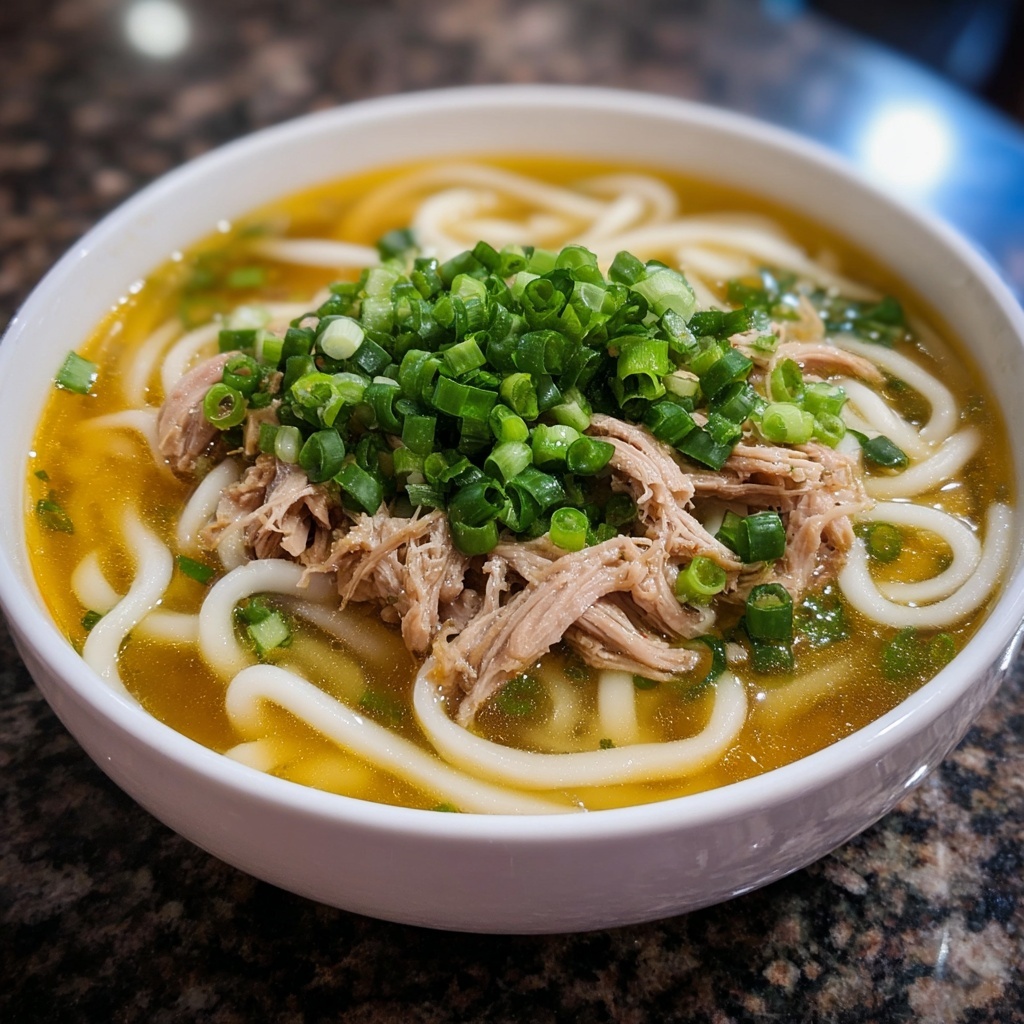 Chicken Udon Soup Recipe - Recipe Image