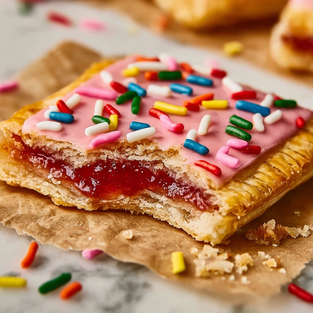 Easy Homemade Pop Tarts with Jam and Icing Recipe - Recipe Image